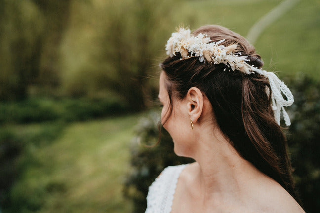 Wedding Straws Hochzeit Blumenkranz Haarschmuck DIY Projekt